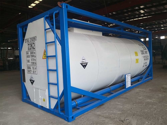 Q235B ISO Liquid Tank Container IMDG Chemical T75 Cryogenic Tank