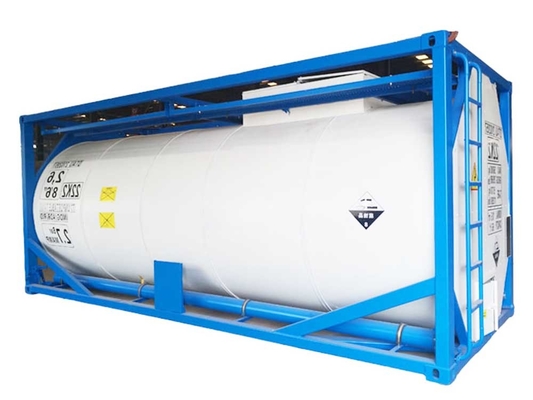 Q235B ISO Liquid Tank Container IMDG Chemical T75 Cryogenic Tank