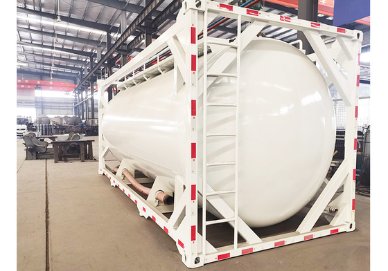20FT Bulk Tank Container 22CBM Cement Tank Container With Fluidization