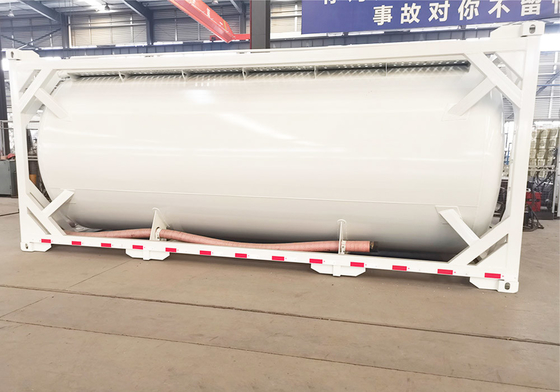 20FT Bulk Tank Container 22CBM Cement Tank Container With Fluidization