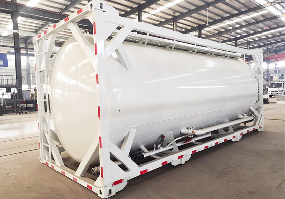 20FT Bulk Tank Container 22CBM Cement Tank Container With Fluidization